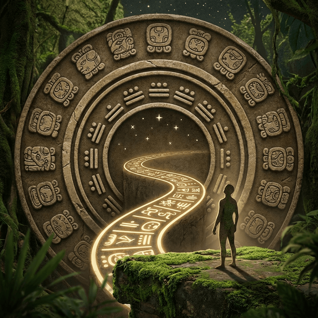 Mayan Calendar Zodiac illustration